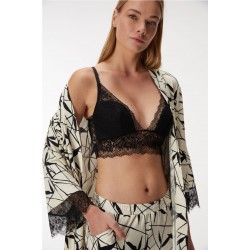 11496 Kadın Sabahlık, Bralet ve Pantolon Takım