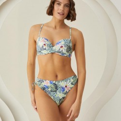Arias Closet Çiçek Desenli Kaplı Bikini Takımı