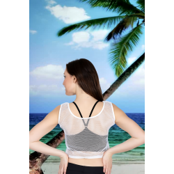 Arias Closet File Kısa Kolsuz Mayo Üstüne Pareo