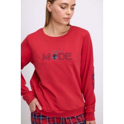 Kadın Uzun Kol T-Shirt ve Pantolon Takım ( 11579 )