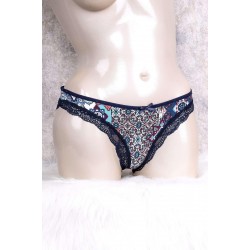 Kadın Viskon Kumaş Desenli Slip (2742)