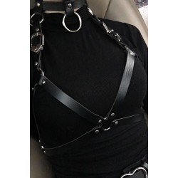 Aria's Closet Kıyafet Üstüne Deri Aksesuar