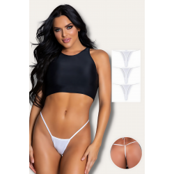 Arias Closet Süprem Penye Tanga String Külot 3'lü
